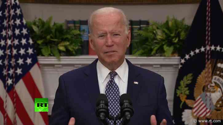 WATCH: Biden speaks as US troops ‘begin to leave’ Afghanistan after August 31 evacuation deadline is confirmed