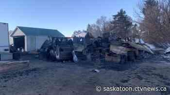 'The whole yard is gone': Tornado rips through farmer’s property in southern Sask. storm