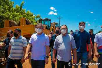 Governo do Estado anuncia, vistoria obras e inaugura galpão... - Governo do Maranhão