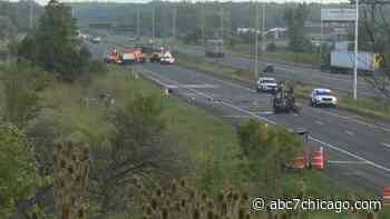 Truck driver causes rollover car crash that kills mother from Markham, state police says - WLS-TV