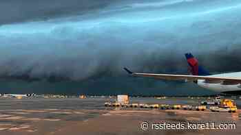 Thunderstorms trigger minor damage, outages and flight delays along with much-needed rain