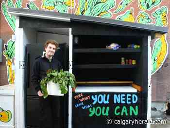 Calgary Community Fridge encouraging other neighbourhoods to open fridges after successful first year - Calgary Herald