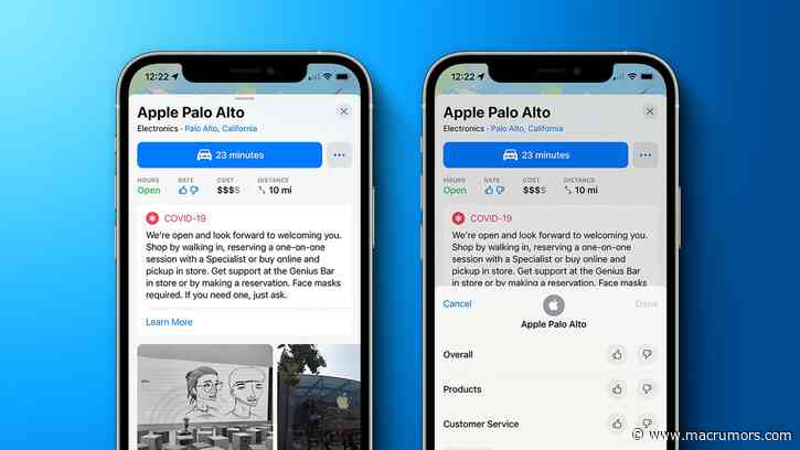 Apple Expands Native Maps Rating and Review Feature to the U.S.