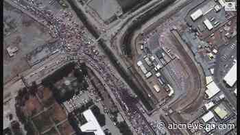 WATCH:  Satellite images show crowds at Kabul airport