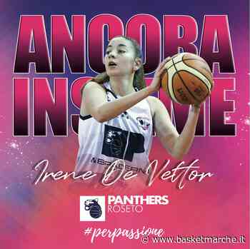 Panthers Roseto, ufficiale la conferma dell'ala Irene De Vettor - - Basketmarche.it