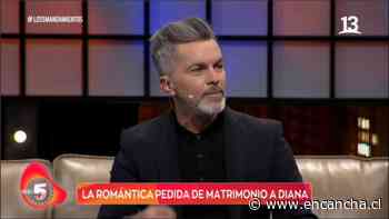 "Lo pusimos en la crema chantilly": Cristián Sánchez contó la romántica pedida de matrimonio que le hizo a Diana Bolocco - EnCancha.cl