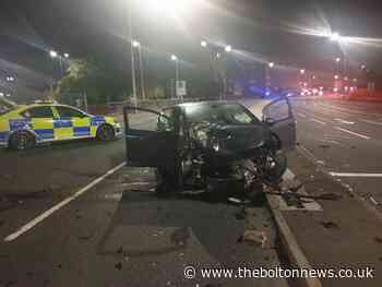 'Cocaine driver' chased through Bolton before crashing