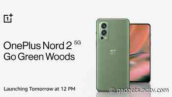 OnePlus Nord 2 Getting New Green Woods Colour Variant, to Go on Sale on August 26 via Amazon