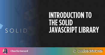 Introduction to the Solid JavaScript Library