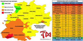 Coronavirus. In provincia di Enna il 25 agosto superati gli 870 casi di soggetti positivi - TeleNicosia