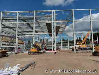 New stages under construction at Elstree Studios