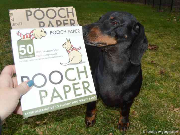 I wanted an eco-friendly alternative to dog waste bags and found Pooch Paper - it's easy to use and biodegradable