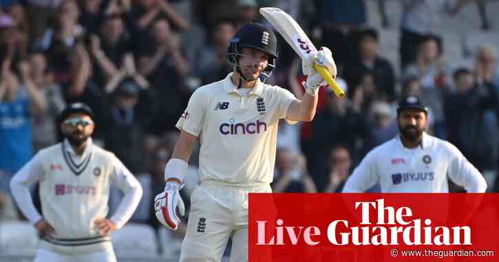 England unbeaten on 120 after bowling India out for 78 on day one – as it happened