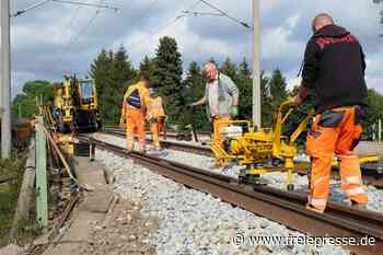 Brückenbau der Bahn am Reichenbacher Friedhofsweg vor dem Abschluss - Freie Presse