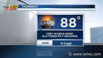 First Alert Weather: More steamy air Thursday