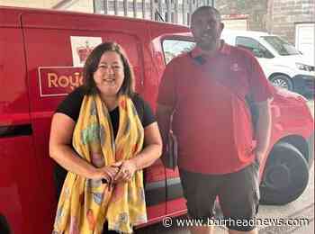 East Renfrewshire MP Kirsten Oswald praises Royal Mail staff - Barrhead News