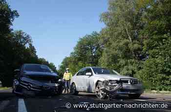 Vorfahrt missachtet - Zwei Autos krachen in Sindelfingen ineinander - Stuttgarter Nachrichten