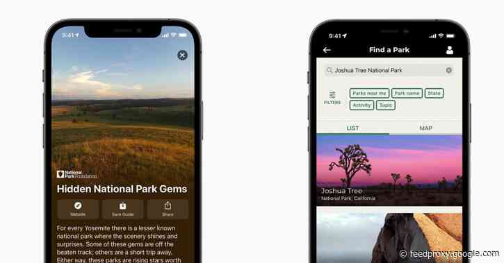 Apple celebrates National Parks with Apple Maps guides, App Store curation, more