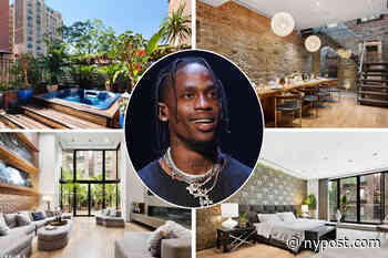 Inside Travis Scott's luxury Greenwich Village townhouse rental - New York Post