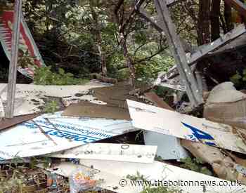 Mark Logan condemns huge fly-tip by River Tonge
