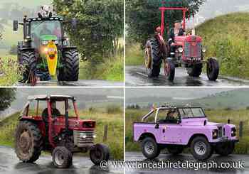 Crowds flocked to annual Pendleside charity tractor run