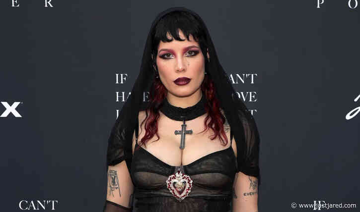 Halsey Makes Red Carpet Debut with Boyfriend Alev Aydin at IMAX Premiere of Her Film