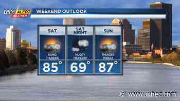 First Alert Weather: Another steamy day ahead with possible thunder