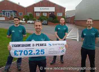 Challenge raises £702 for hospice