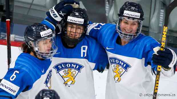 Finland picks up first win of women's world hockey championship, blanks Russia 4-0