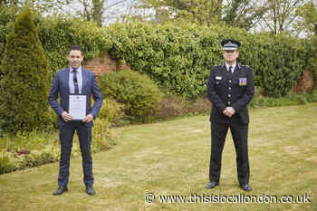 Top cop awarded for dedication and professionalism in road rage stabbing
