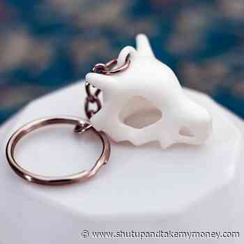 Cubone Skull Keychain