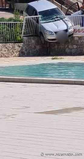 À Vence, une voiture manque de finir dans la piscine municipale