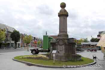 Pomp op het marktplein in Dessel zal grondig gerenoveerd worden