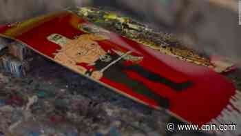 Skateboards containing American pro skater Tony Hawk's blood sell out overnight