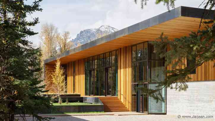 CLB Architects' steel-wrapped Wyoming residence will weather over time