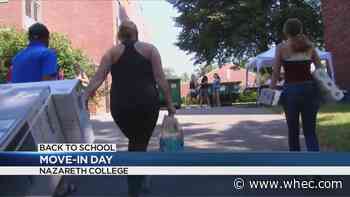 Nazareth College welcomes hundreds of new students on move-in day