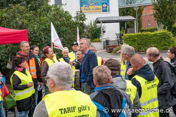 Riesa: Linke-Spitzenpolitiker bei Teigwaren-Streik - Sächsische.de