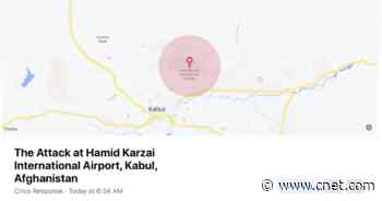 Facebook's Safety Check activated after explosions outside Kabul airport     - CNET