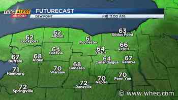 First Alert Weather: Brief break from the heat Friday