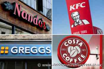 KFC, Nando's, Greggs, Costa: UK restaurants warning customers amid food shortage - Denbighshire Free Press