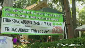 East Rochester boy going for world swinging record