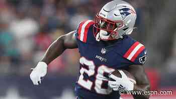 Ex-Pats RB Michel 'surprised' by trade to Rams