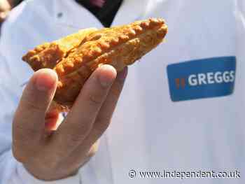 A lunchtime at Greggs: Steak bakes, baps and a side of ambivalence as UK’s biggest chains face food shortages - The Independent