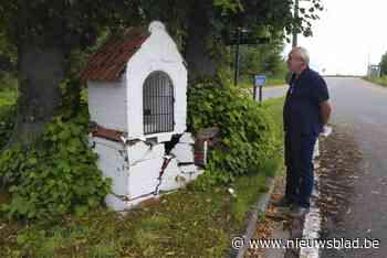Sint-Jobskapel opnieuw helemaal in de vernieling gereden - Het Nieuwsblad