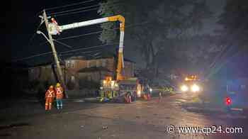 Hundreds without power in Etobicoke after storm - CP24 Toronto's Breaking News