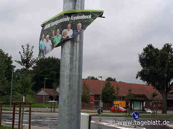 Wahlplakate der Grünen in Fredenbeck zerstört - TAGEBLATT: Nachrichten aus Stade, Buxtehude und der Region - Tageblatt-online