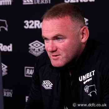 Pre-Match Press Conference: Wayne Rooney - Nottingham Forest (H) - Blog - Derby County Football Club