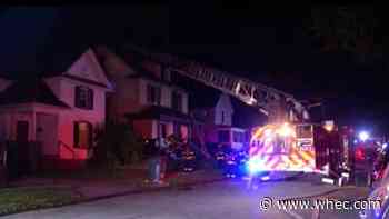 Man, dog safe after two-alarm fire