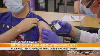 Report: FDA expected to approve third-dose booster shots
