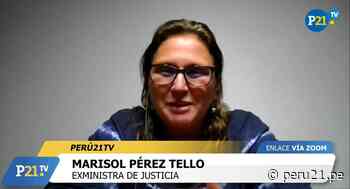 Marisol Pérez Tello: “Yo le negaría la confianza, ni siquiera lo dudaría” - Diario Perú21